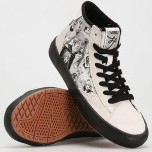 Vans The Lizzie NIB Sailor Moon High Top Suede Black White Men's Size 9 NWT